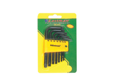 9PCS BALL POINT ALLEN KEYS - LONG PATTERN -CRV (EAK-2406)