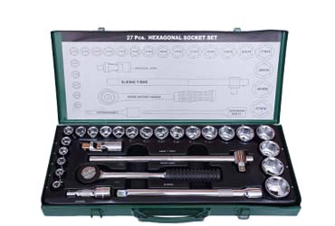 1/2 DRIVE SOCKET SET - CRV (E-2202)
