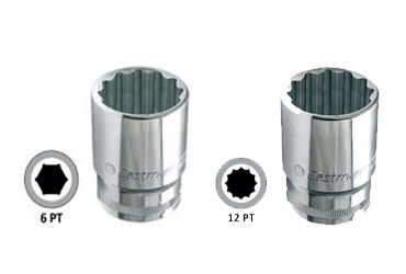 1/2 DRIVE SOCKET - CRV (HEX & BI-HEX) (E-2106)