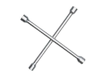 CROSS WHEEL SPANNERS - CHROME PLATED (E-2012)